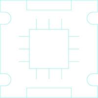 Processor Creative Icon Design vector