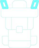 Backpack Creative Icon Design vector