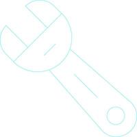 Wrench Creative Icon Design vector