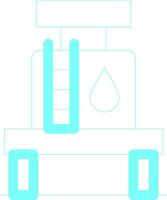 Water Tank Creative Icon Design vector