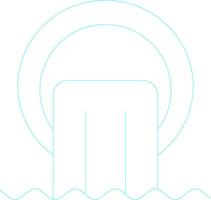 Sewer Creative Icon Design vector