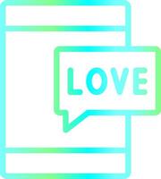 Love Call Creative Icon Design vector