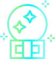 Magic Ball Creative Icon Design vector