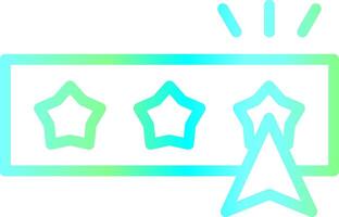 Rate Creative Icon Design vector
