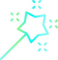 Magic Wand Creative Icon Design vector