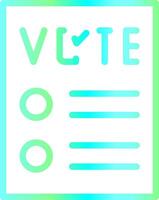 Ballot Creative Icon Design vector