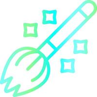 Magic Broom Creative Icon Design vector