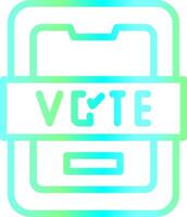 votar diseño de icono creativo vector