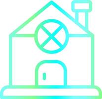 Gingerbread House Creative Icon Design vector