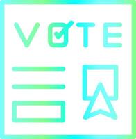 Vote Creative Icon Design vector