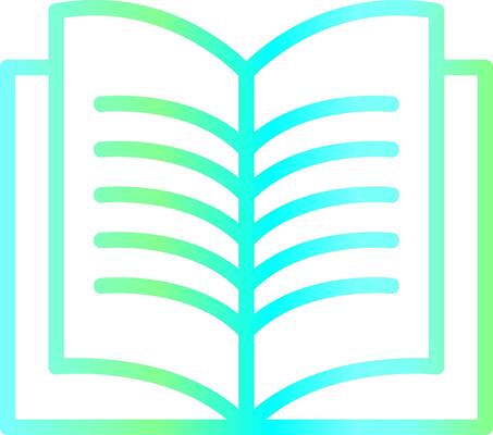 Line Blue Green Gradient Design