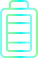 Full Battery Creative Icon Design vector