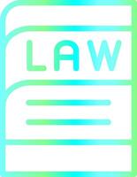 Law Book Creative Icon Design vector