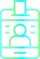 Ski Pass Creative Icon Design vector