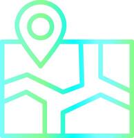 Map Creative Icon Design vector