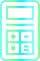 Line Blue Green Gradient Design vector