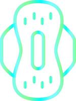 Sanitary Napkin Creative Icon Design vector