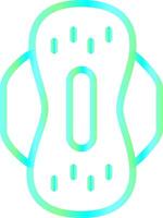 Sanitary Napkin Creative Icon Design vector