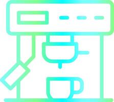 Coffee Machine Creative Icon Design vector