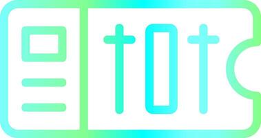 Ticket Creative Icon Design vector