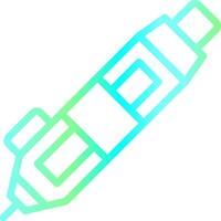 3D Pen Creative Icon Design vector