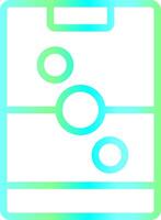 Line Blue Green Gradient Design vector