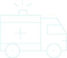 Ambulance Creative Icon Design vector