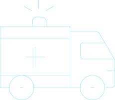 Ambulance Creative Icon Design vector