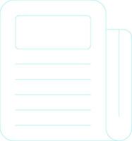 Newspaper Creative Icon Design vector