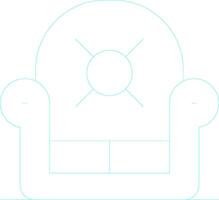 Armchair Creative Icon Design vector