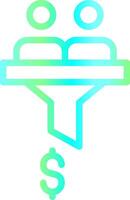Conversion Rate Creative Icon Design vector