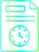 Schedule Creative Icon Design vector