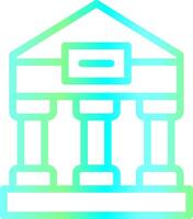 Greek Temple Creative Icon Design vector