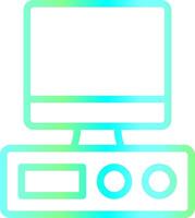 Computer Creative Icon Design vector