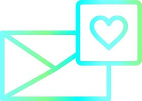 Love Letter Creative Icon Design vector