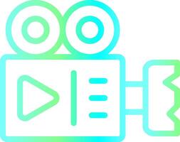 diseño de icono creativo de cámara de video vector