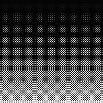 Repeating dot pattern background - abstract black and white vector design from circles