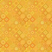 Orange geometrical diagonal square mosaic tile pattern background - repeatable illustration vector