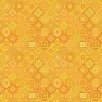 Orange geometrical diagonal square mosaic tile pattern background - repeatable illustration vector