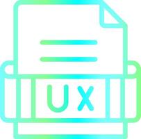 Ux Format Creative Icon Design vector