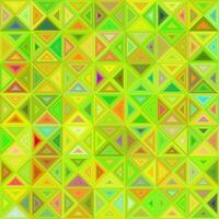 Lime color abstract triangle pattern mosaic background vector