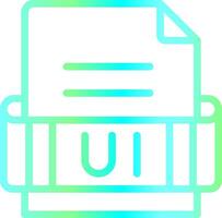Ui Format Creative Icon Design vector