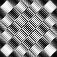 Geometrical star pattern background - abstract black and white vector design