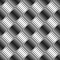 Geometrical star pattern background - abstract black and white vector design