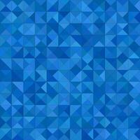 Blue color triangle mosaic vector background design