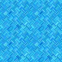 Blue abstract seamless diagonal stripe mosaic pattern background - vector floor graphic design