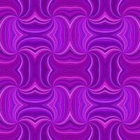 Purple psychedelic abstract seamless striped spiral pattern background design - vector illustration with curved rays