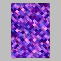 Gradient modern diagonal square page template background - abstract vector stationery