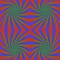 Seamless abstract hypnotic swirl pattern design background vector