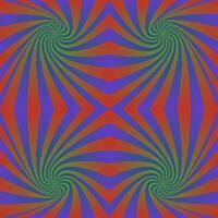 Seamless abstract hypnotic swirl pattern design background vector